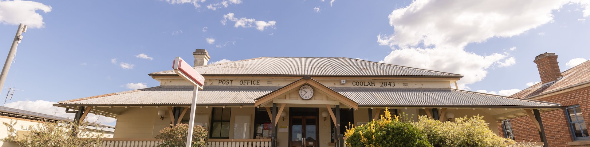 Historic post office in small regional New South Wales town of Coolah