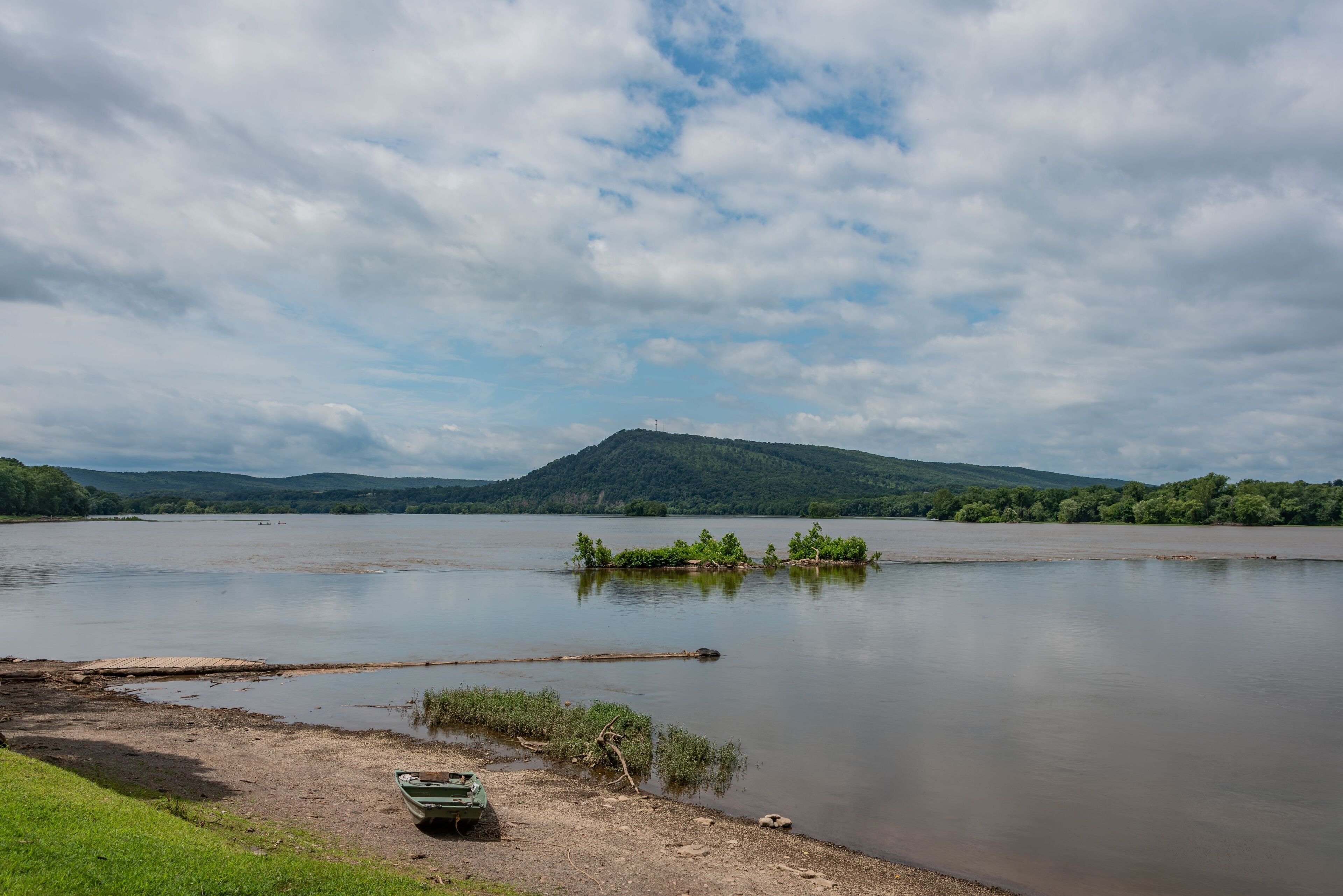 The Susquehanna River from Millersburg Pennsylvania on a Summer Morning