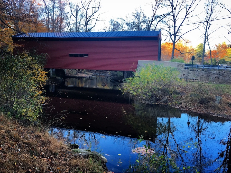 Found the fifth and last Bridge of the weekend, and right before the sun went down too. 😉 Bartram Covered Bridge