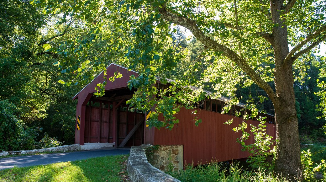 Little Gap Covered Bridge in Carbon County, Pennsylvania