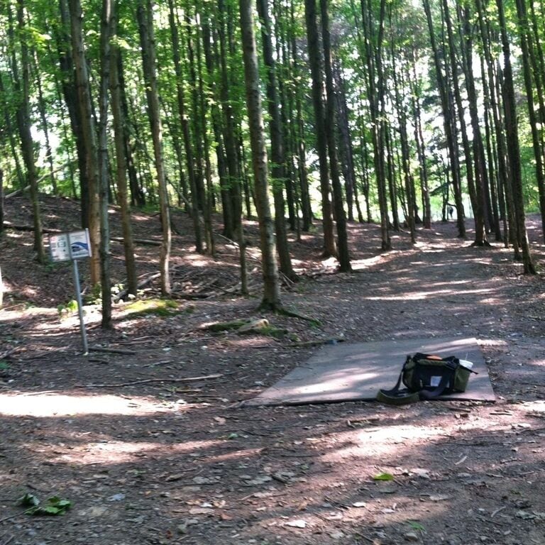 Moraine State Park DG Course, hole 12. #discgolf #frolf