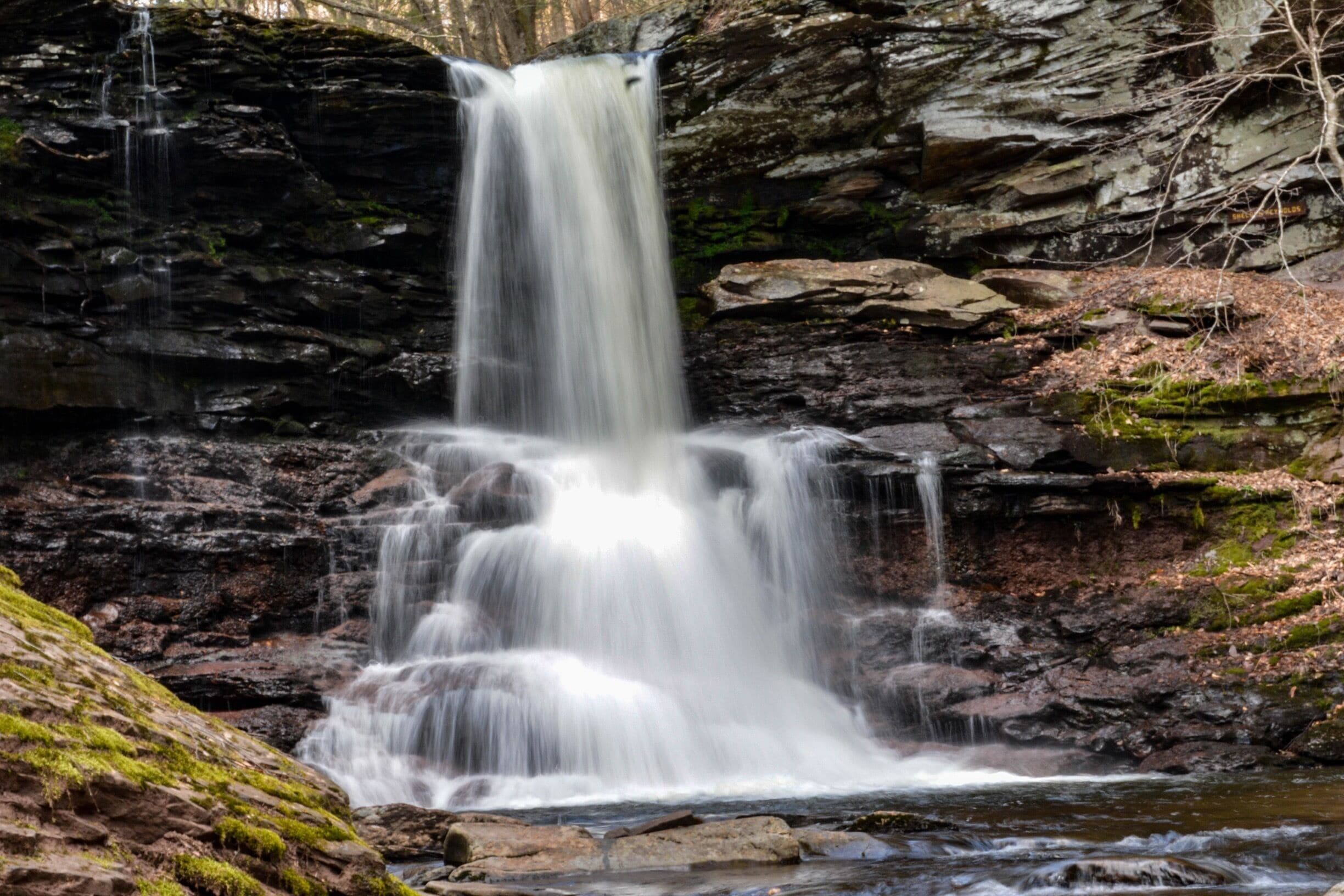 Ricketts Glen harbors Glens Natural Area, a National Natural Landmark. Take the Falls Trail and explore the Glens, which boasts a series of wild, free-flowing waterfalls, each cascading through rock-strewn clefts in this ancient hillside. The 94-foot Ganoga Falls is the highest of 22 named waterfalls. Old growth timber and diverse wildlife add to the scenic area. Ricketts Glen State Park is one of the most scenic areas in Pennsylvania. #rickettsglen #rickettsglenstatepark #pennsylvania #summertravels #summer #summerhikes #waterfall #waterfalls #igwaterfalls #nature #naturegram #flowingwater #igmyshot #ig_newtag #ignature #hiking #hikingadventures #nikonphotography ##nikontop #topshots #nikonphoto #nikonphotographers #picoftheday #travelgirl #travelblog #travelbloggers #TakeAhike