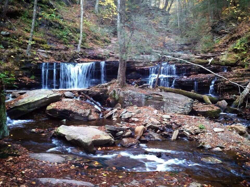 If you want to see the big waterfalls, you'll have to hike it for yourself! 
