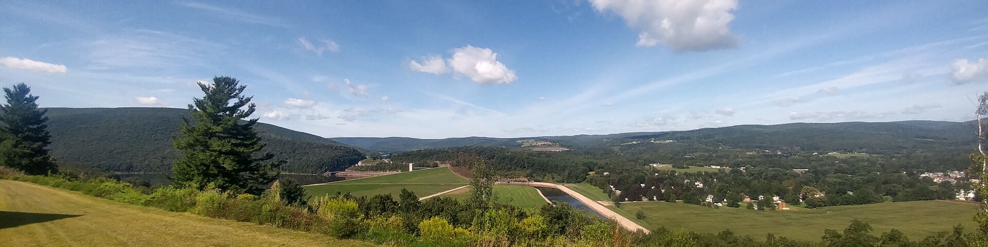 View of the Tioga Valley from the PA Welcome Center.