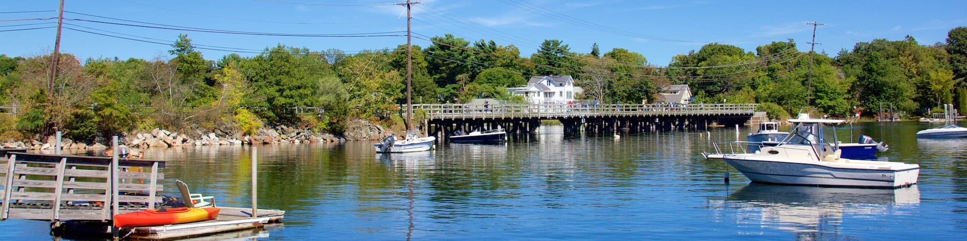 Barrington featuring a bay or harbor