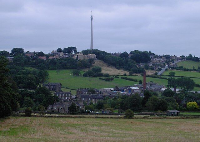 Shepley - view towards Emley Moor