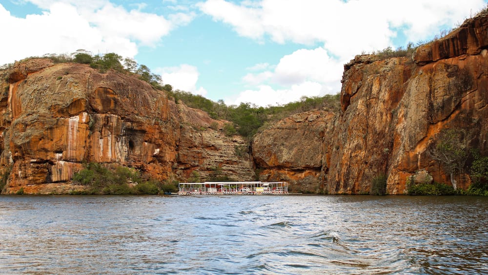 boat on the São Francisco river.