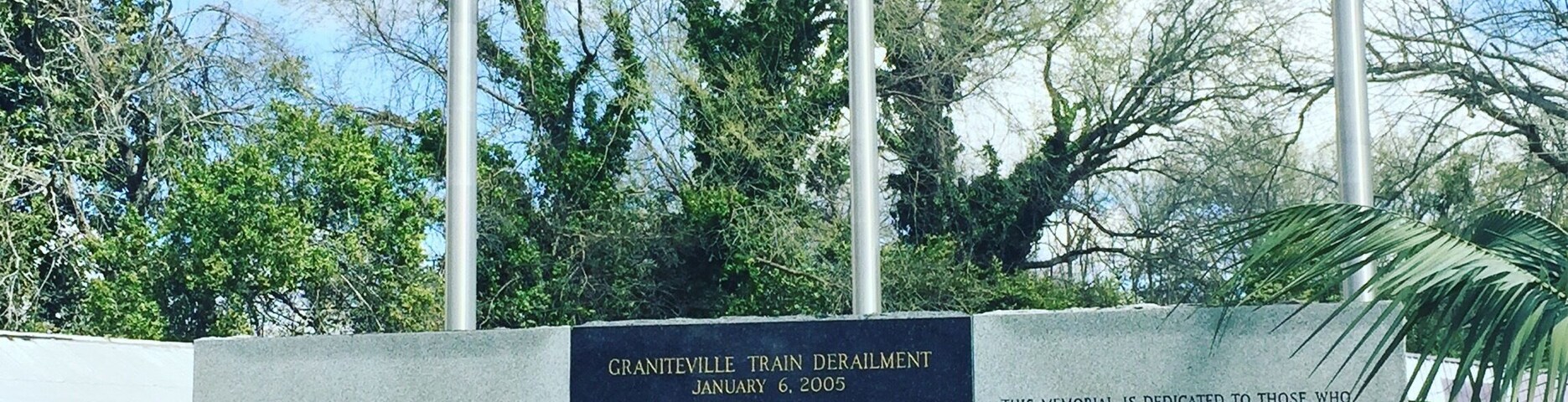 Because of this accident back on 06 January 2005, much of Graniteville's industry was shut down and many jobs were lost.
https://en.wikipedia.org/wiki/Graniteville%2C_South_Carolina%2C_train_crash