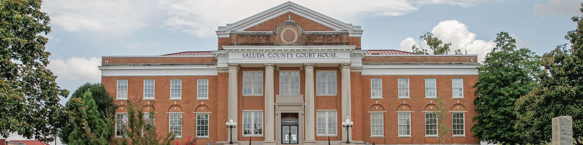 Historic Saluda County Courthouse in South Carolina