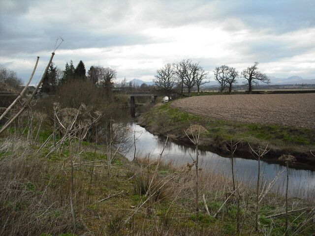 River Forth near Gargunnock bridge Just downstream from the bridge.