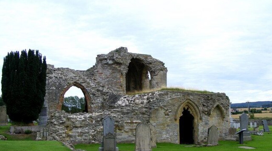 Kinloss Abbey Founded in 1150, it was one of the largest and wealthiest Cistercian houses in Scotland.
