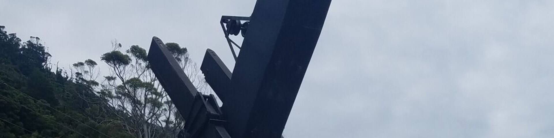 Marion Power Shovel 151-M "Mary-Ann". In front of the Northern Buller Museum. Closed Monday and Wednesday!