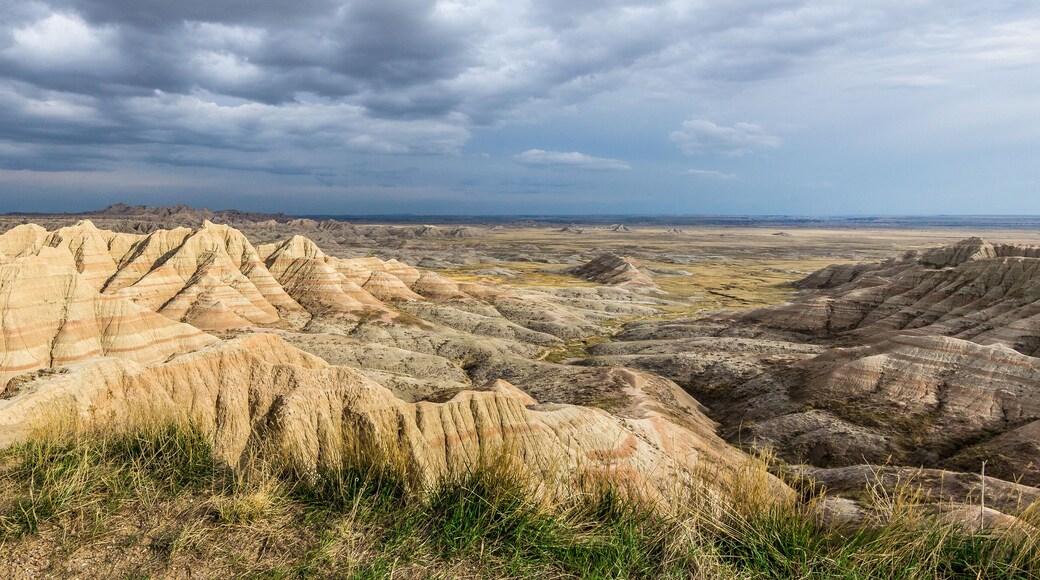 Beautiful view of Badlands National Park in South Dakota