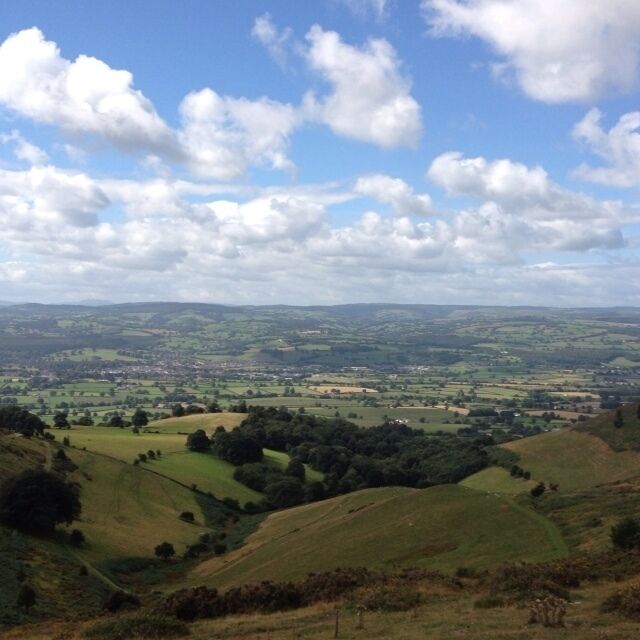 The Vale of Clwyd from Moel Famau 