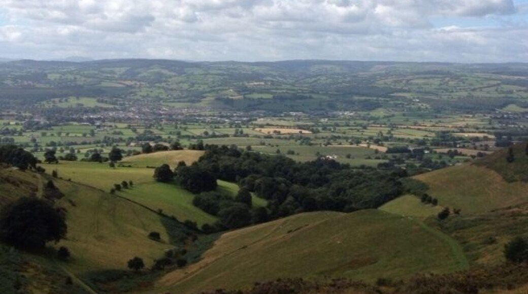The Vale of Clwyd from Moel Famau