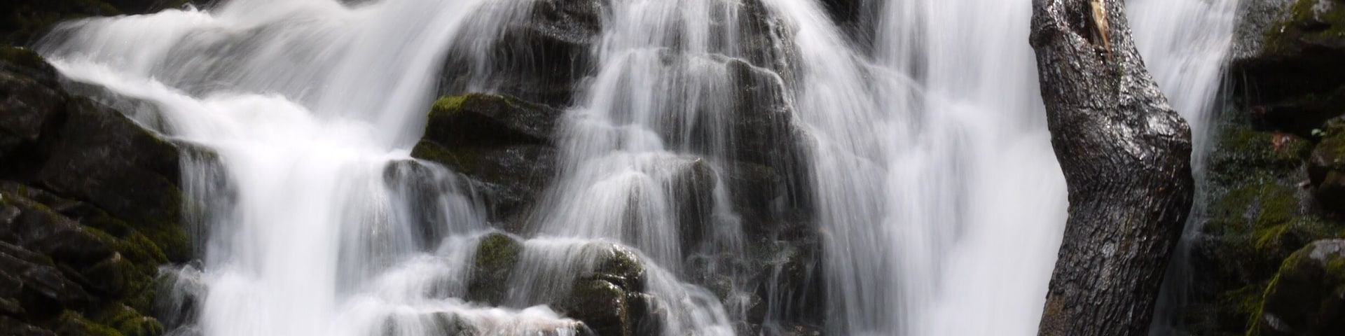 Waterfall on the Gee Creek Trail in the Hiwassee Ocoee State Park.
