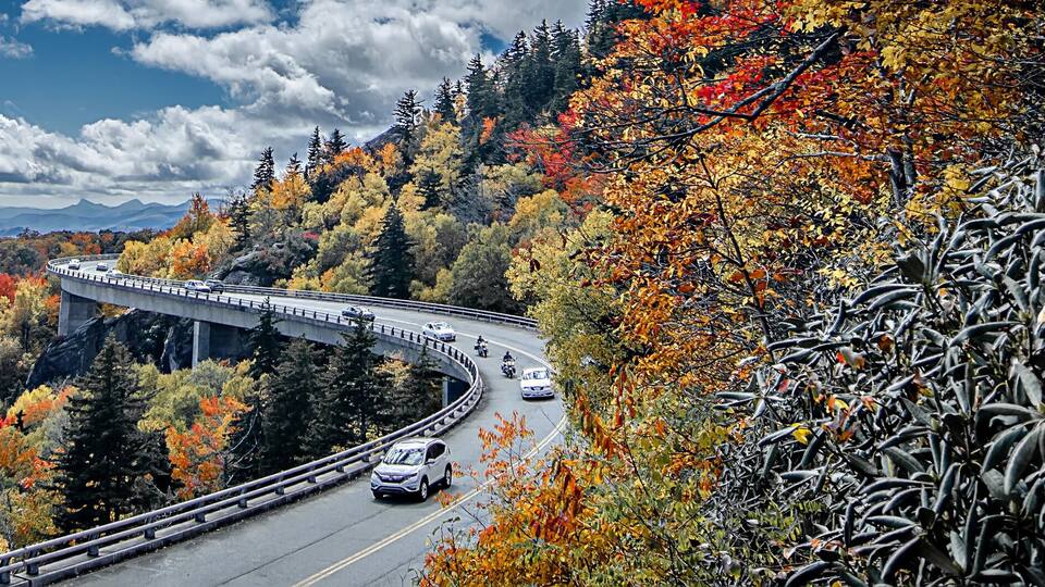 nature scenes on blue ridge parkway great smoky mountains