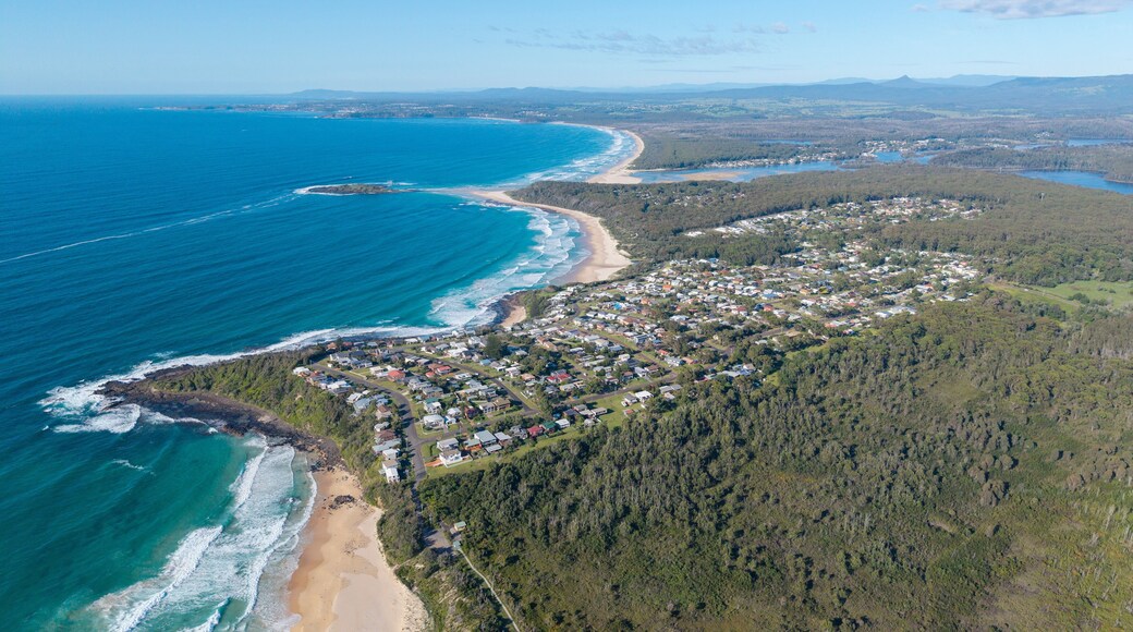 The New South Wales south coast town of town Manyana and Bendalong beach.