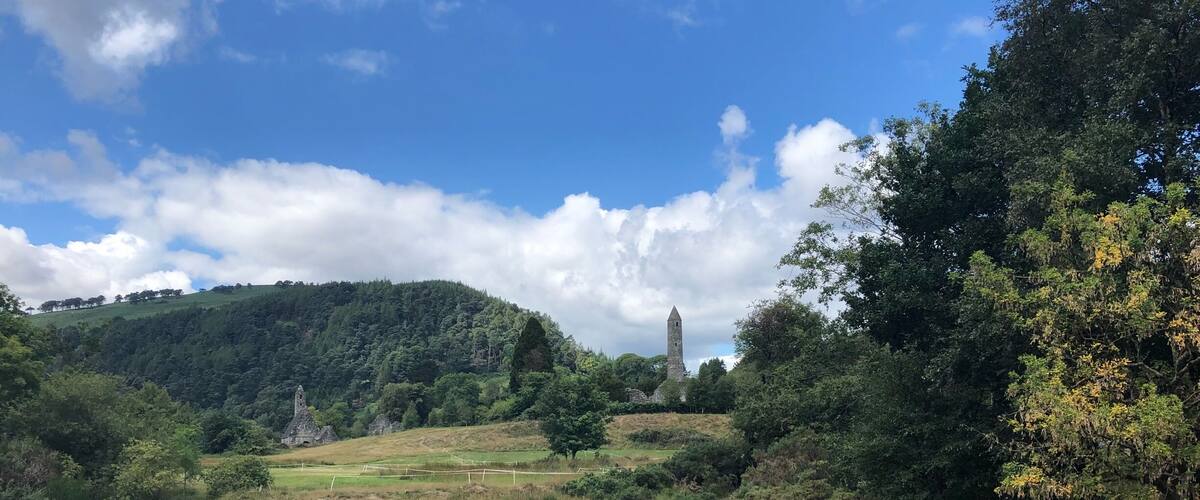 Glendalough is a very scenic area with multiple hiking trails, an old church accompanied by a graveyard, a majestic lake, and a visitor center. I am not much of a hiker, but you don’t have to go very far to get some amazing views! #Ireland #Glendalough #Outdoors #Hiking