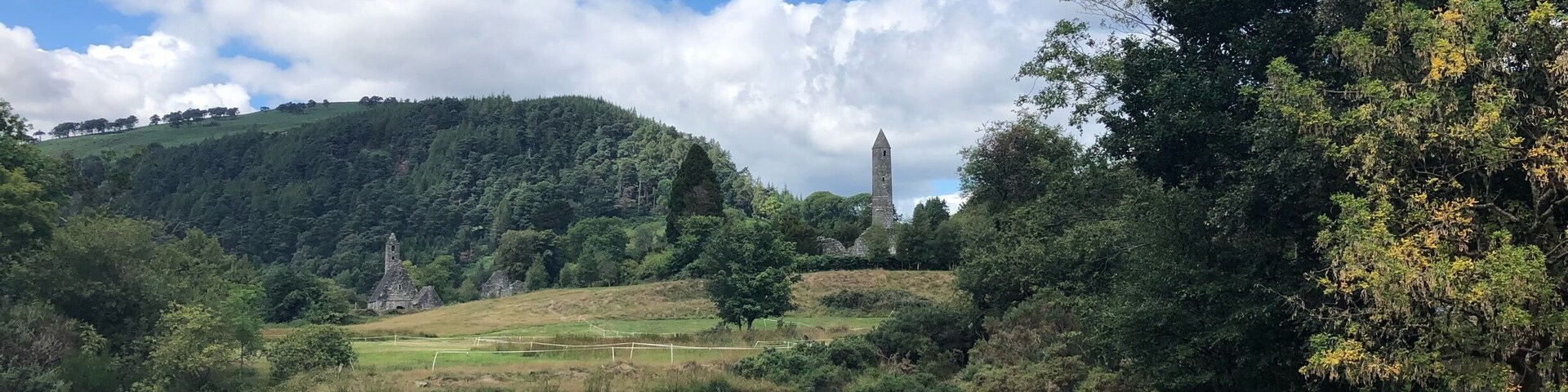 Glendalough is a very scenic area with multiple hiking trails, an old church accompanied by a graveyard, a majestic lake, and a visitor center. I am not much of a hiker, but you don’t have to go very far to get some amazing views! #Ireland #Glendalough #Outdoors #Hiking