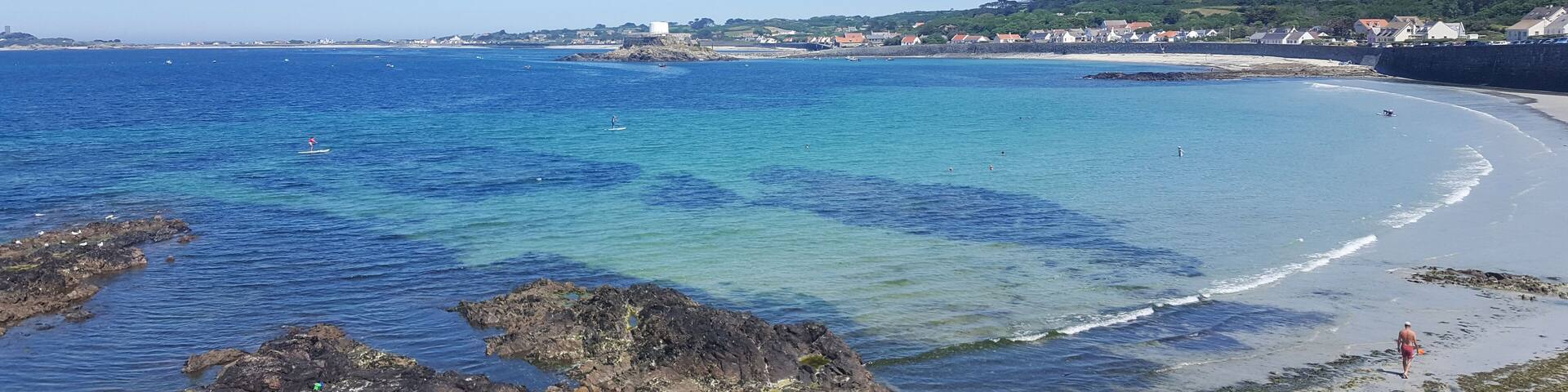 Fort Grey, Cup and Saucer, Rocquaine Bay, Torteval, Guernsey Channel Islands