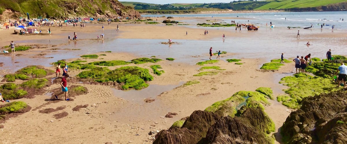 A lovely day at the seaside.