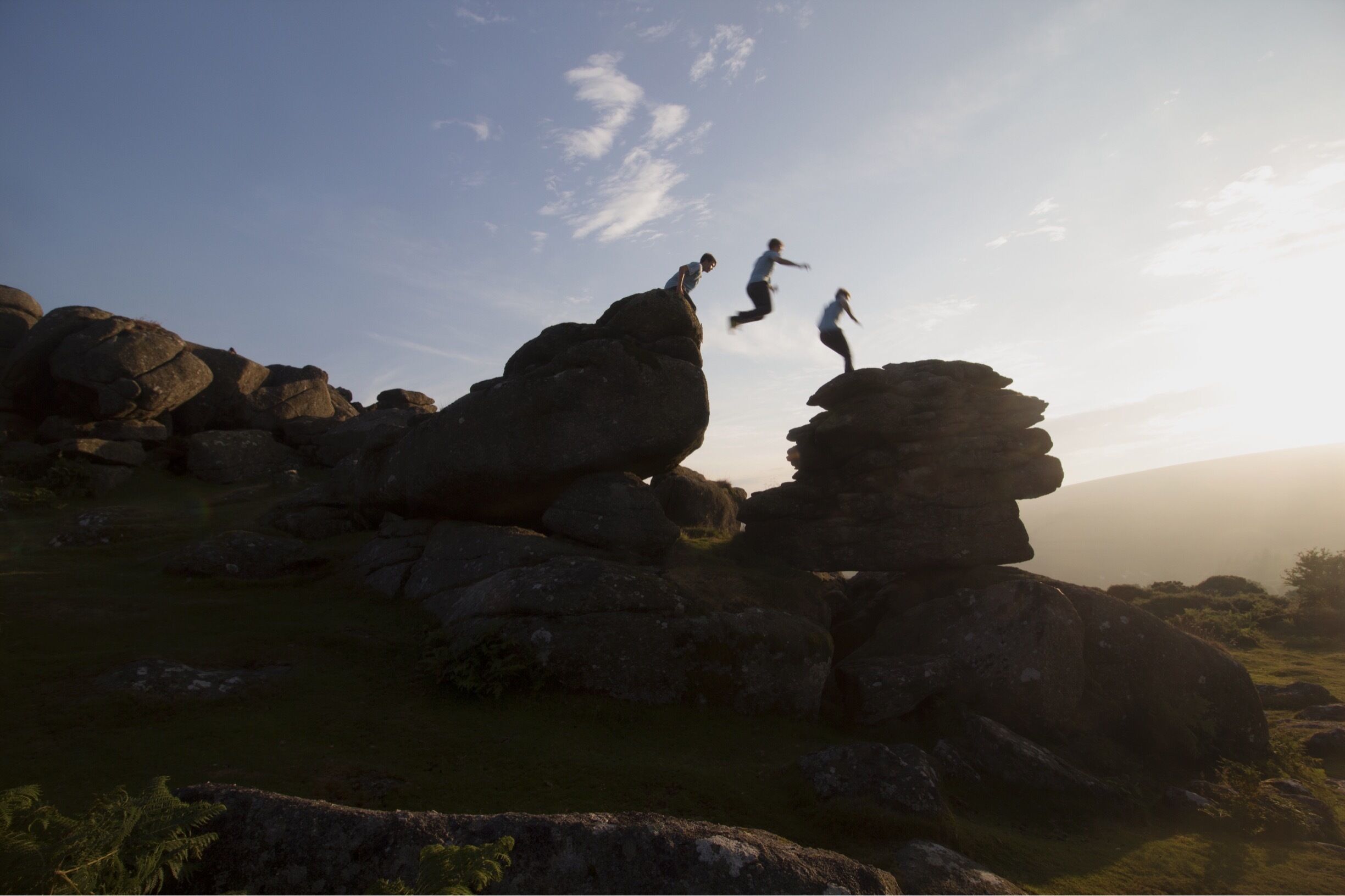 Cool Sunset on Bone Hill, Dartmoor #instone