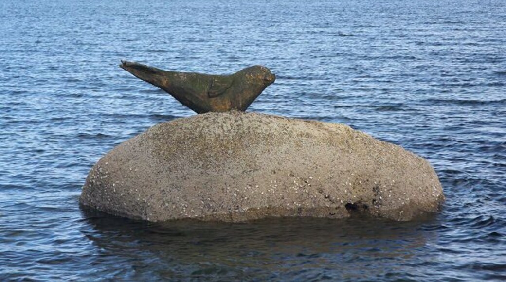 The Corrie seal. Sculpture created by local artist Marvin Elliott. See 811801 for more information.