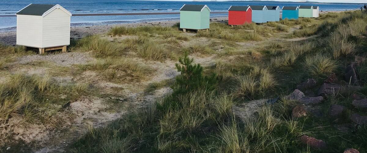 Findhorn beach huts