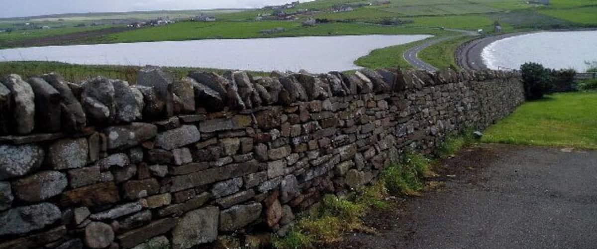 Echna Loch on Burray, Orkney, Scotland