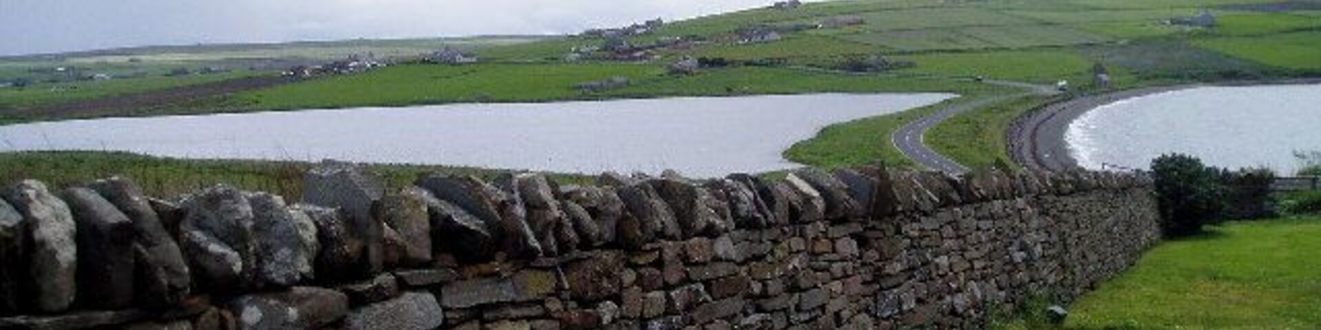 Echna Loch on Burray, Orkney, Scotland