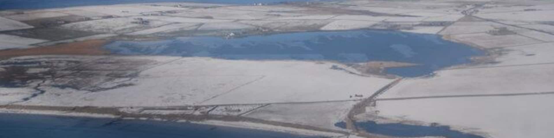 Bea Loch, Sanday Taken from the Islander plane
