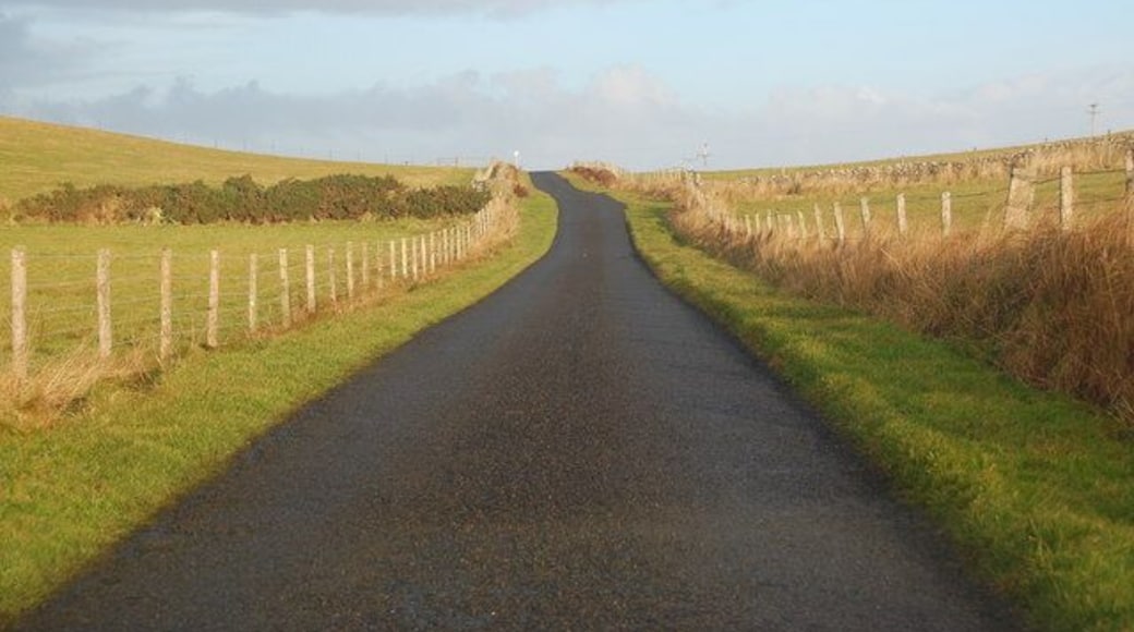 Lane to Lowertown Here the lane is running almost due North.