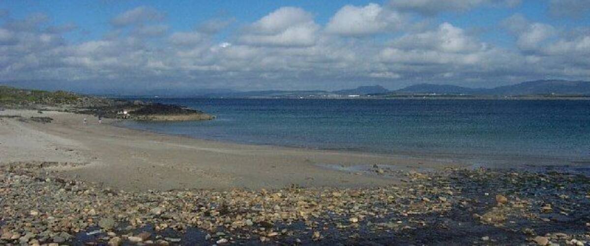 Beach at Port Charlotte, Islay. Taken just in front of Youth Hostel