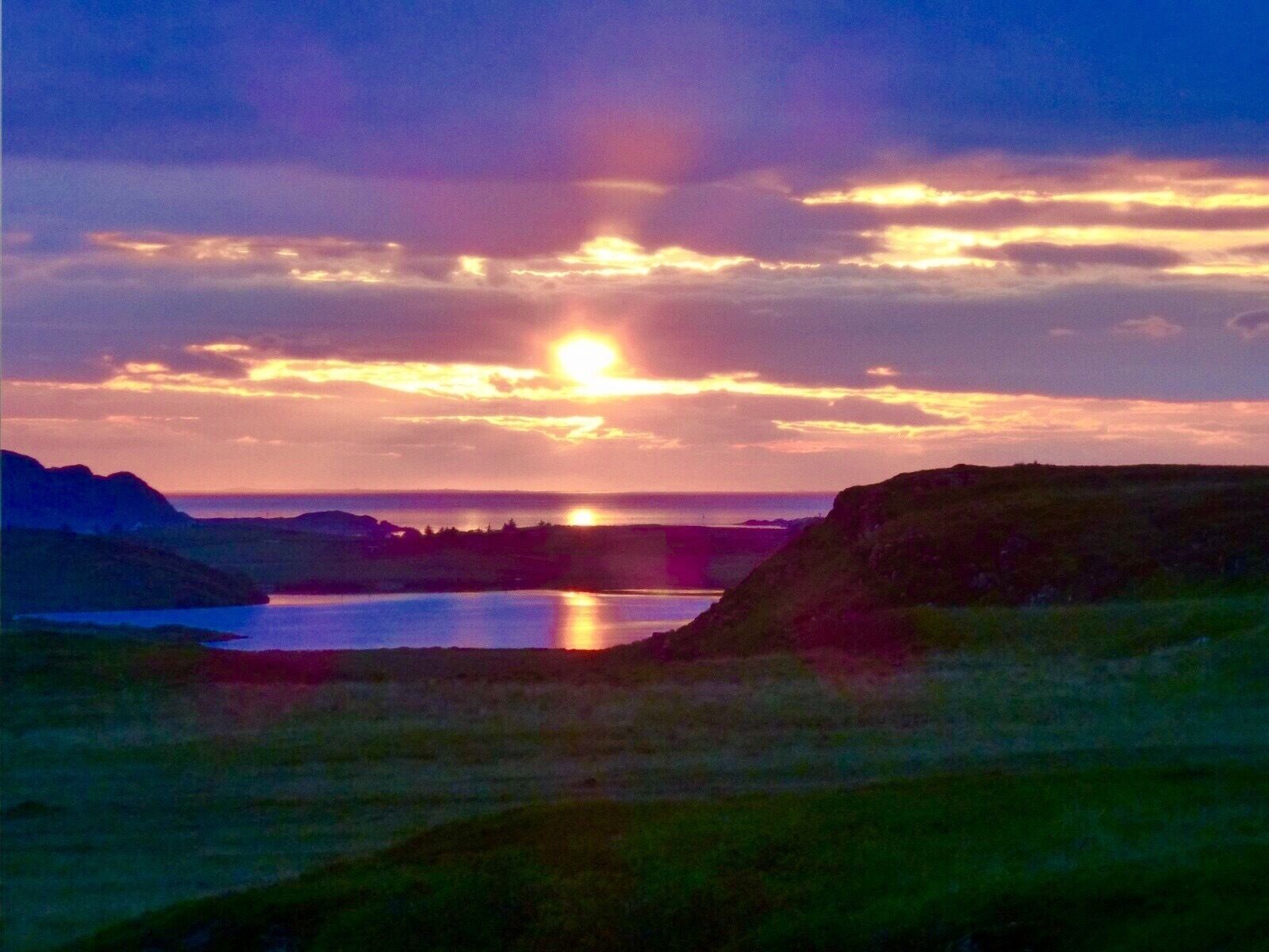 Sunset over Iona