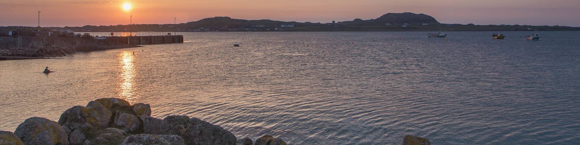 Looking across to the Isle of Iona