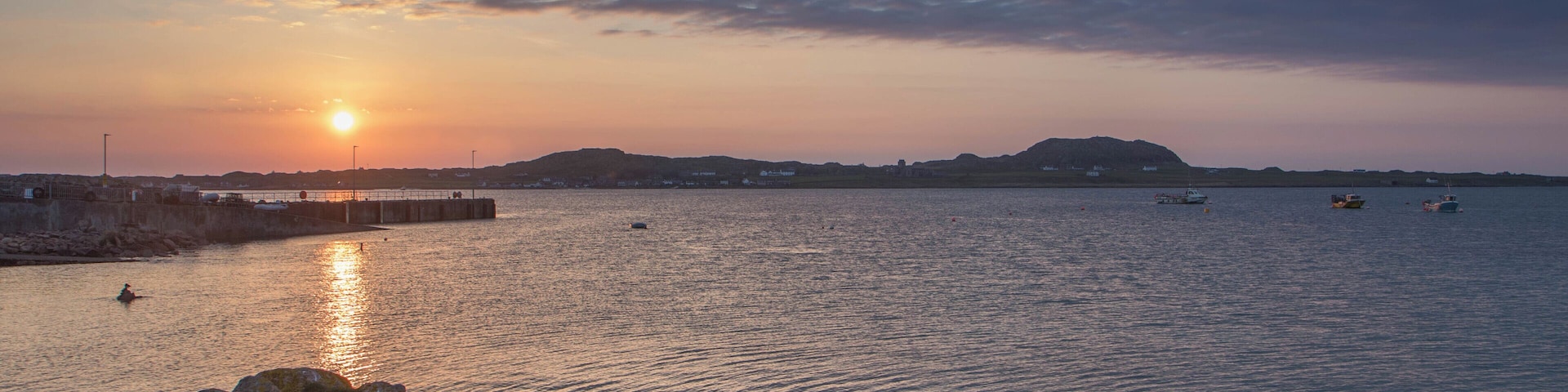 Looking across to the Isle of Iona