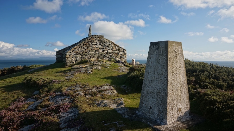 Bagging another Trig at Rhoscolyn