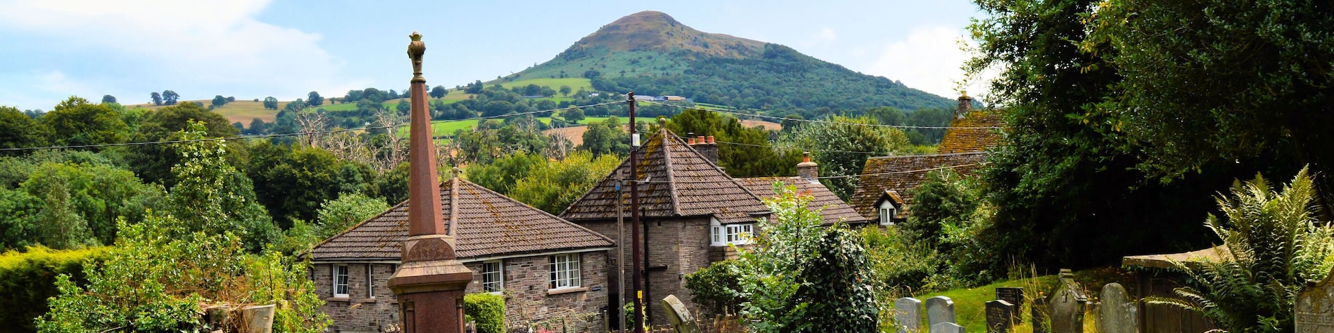 The churchyard, Llanfihangel Crucorney