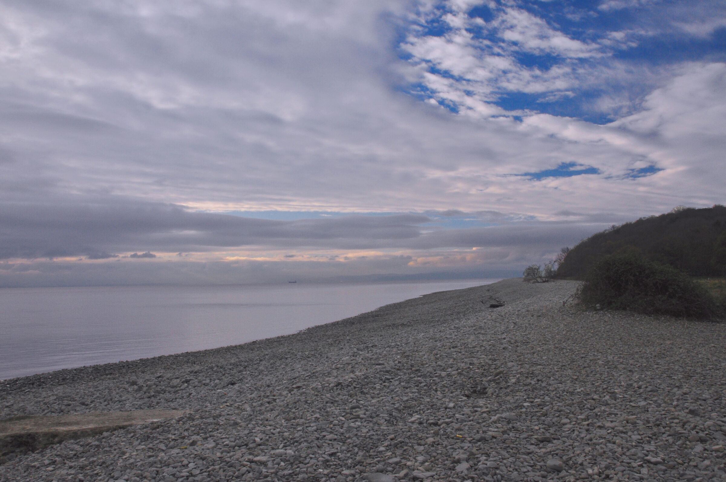 Autumn cloud over The Bulwarks - Porthkerry