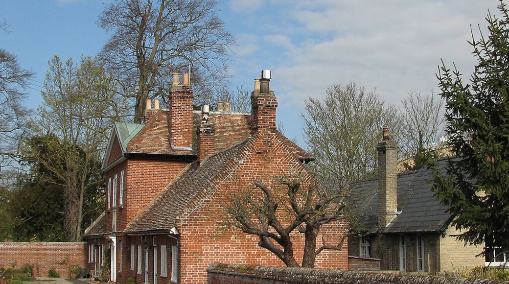 Almshouses and School in Babraham, Cambs