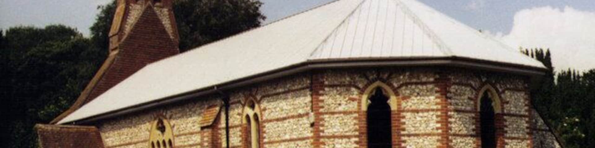 Christ Church, Hatherden Grade 2 listed building erected in 1857.