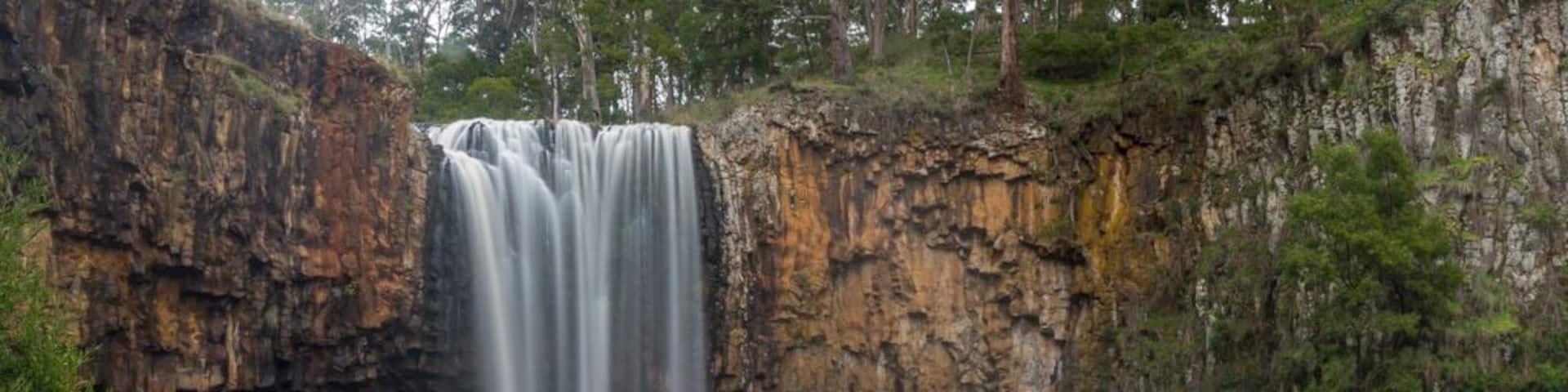 Trentham Falls after a good rain.