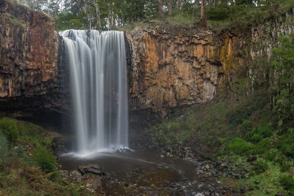 Trentham Falls after a good rain.