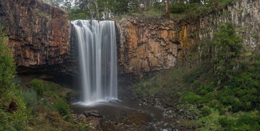 Trentham Falls after a good rain.
