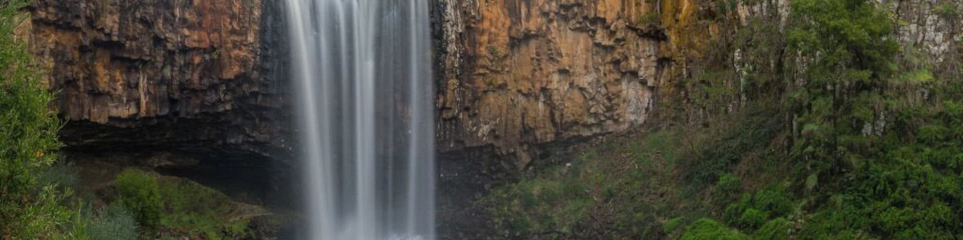 Trentham Falls after a good rain.