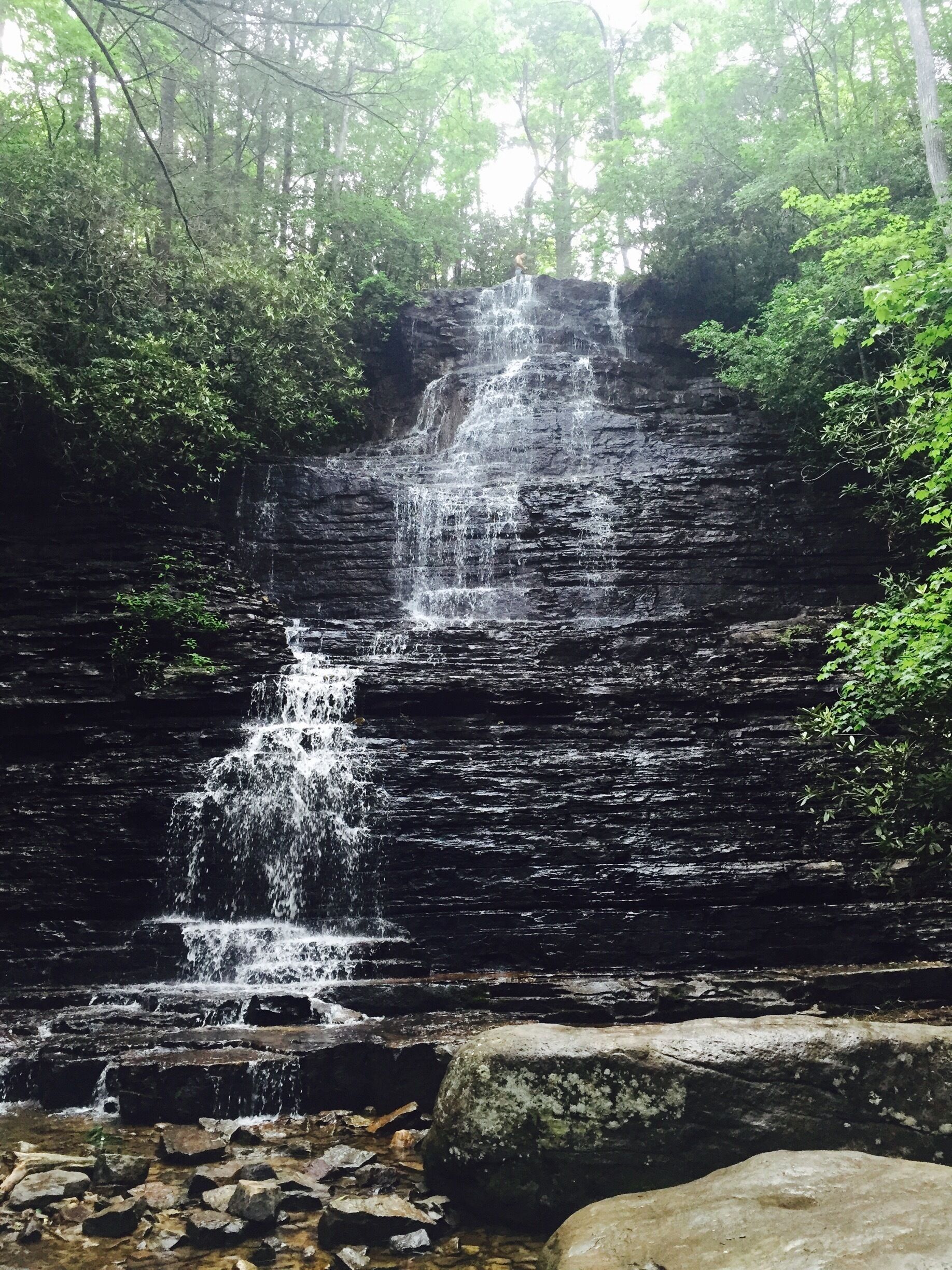 Amazing spot in TN. Short hike from the reservoir/ day use area about 1.5 mi down to this amazing gem! 