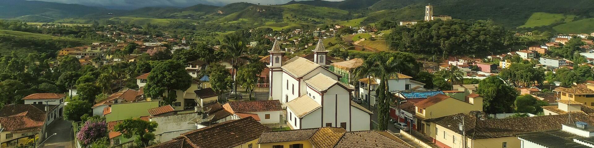 Aerial imagery of Conceição do Mato Dentro