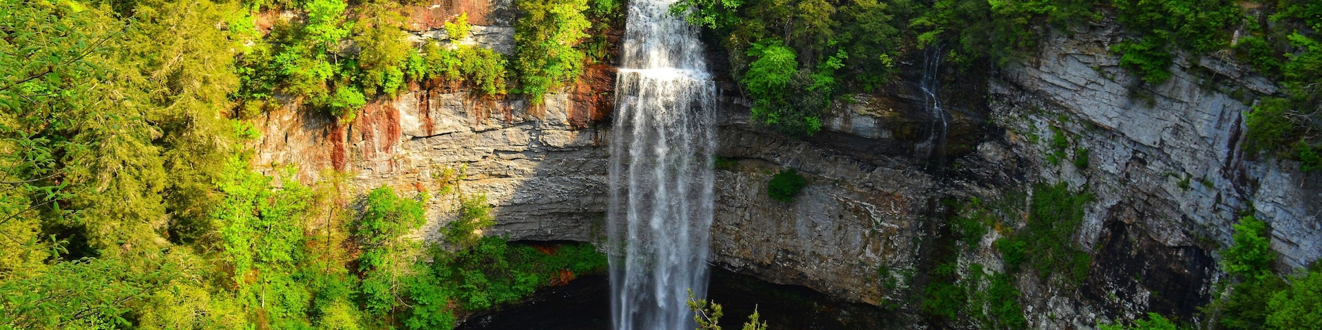 The park's namesake is the 256-foot (78 m) Fall Creek Falls, the highest free-fall waterfall east of the Mississippi River.