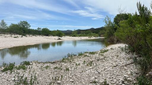 Nueces River in Barksdale Texas